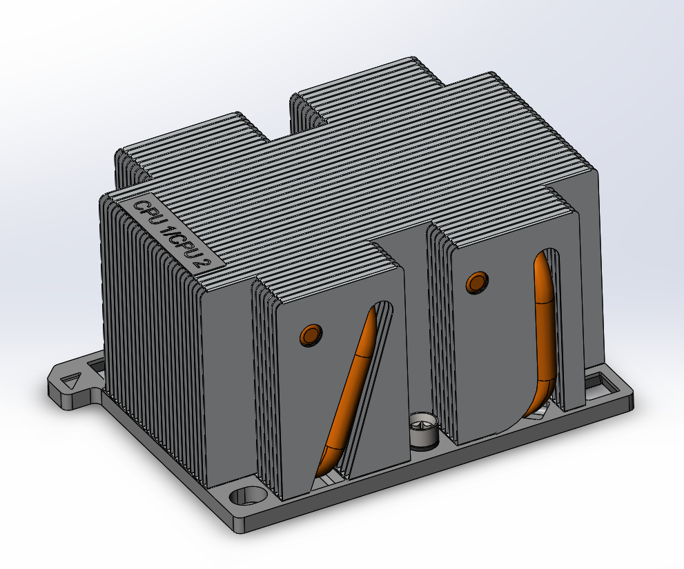 zipper fin CPU heatsink zipper fin CPU heatsink