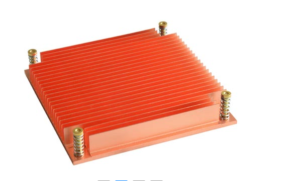 skived fin copper heat sink-2