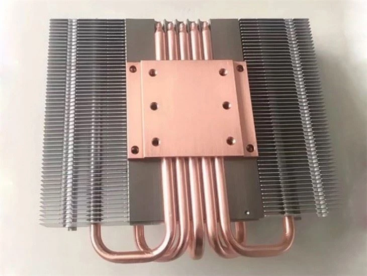 Aluminum Fin Copper Plate Heat Pipe Heat Sink