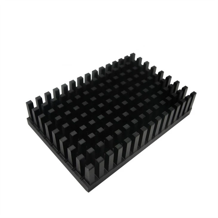 Black Anodized Aluminum Extruded Electronic Radiator