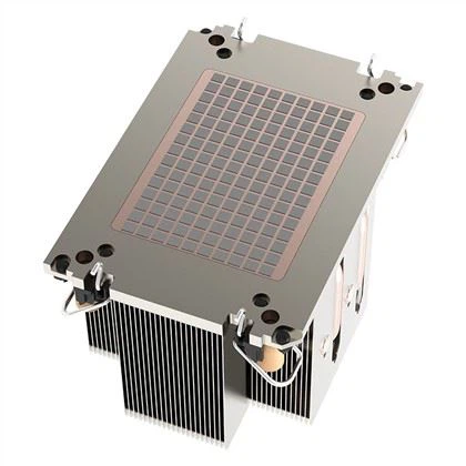 Aluminijumsko pero sa patent zatvaračem Heat Pipe 2U Server CPU radijator za LGA4189