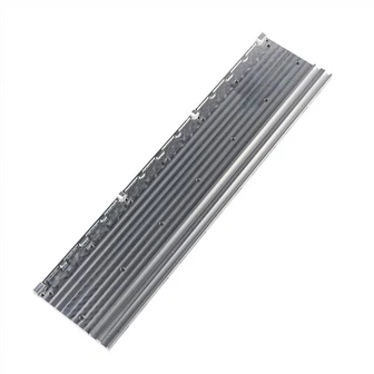 Prozirni eloksirani hladnjak od ekstrudiranog aluminija